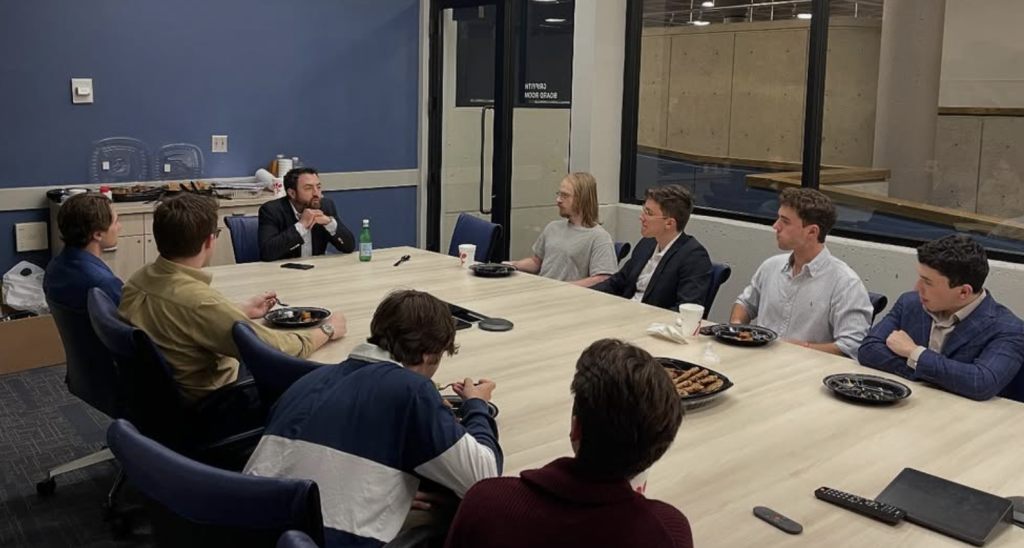 Josh Hammer delivers an engaging discussion during our Table Talk event